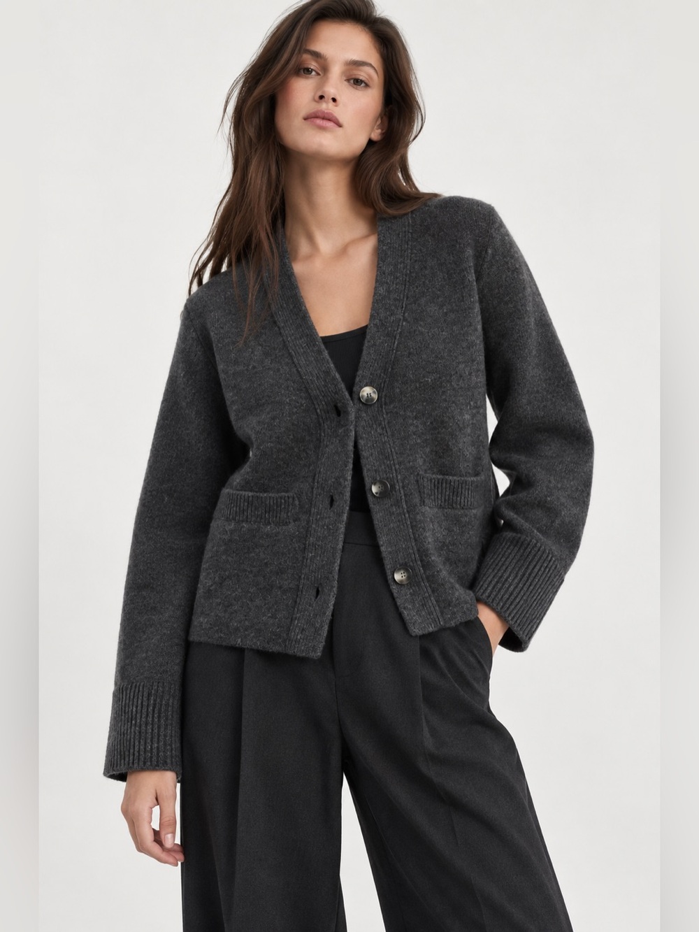 H&M WOOL CARDIGAN JACKET